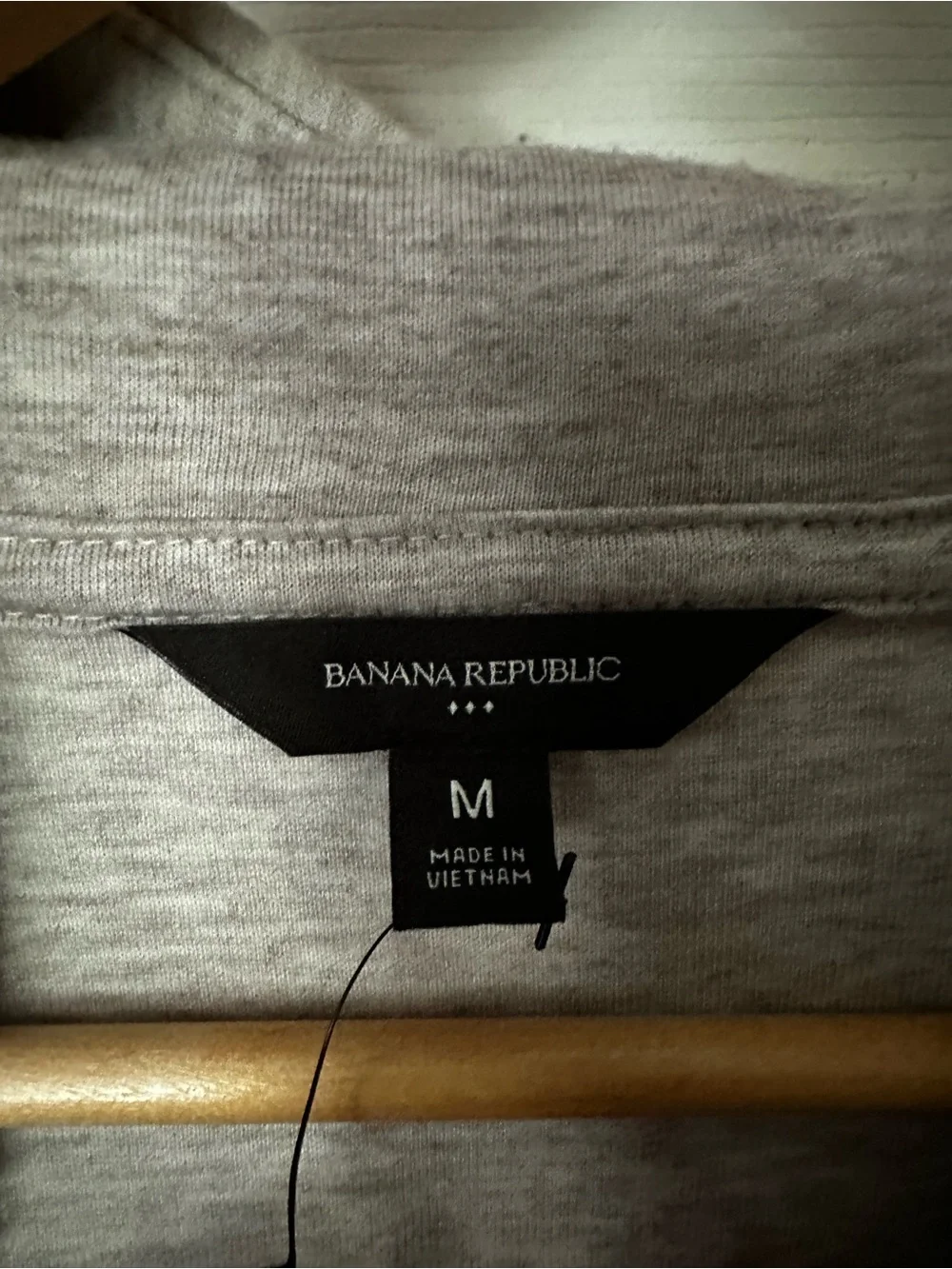Banana Republic Men's Hooded Sweatshirt in Light Taupe